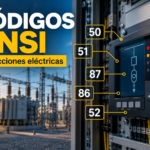 Códigos ANSI 50 51 52 86 y 87 de protecciones eléctricas en subestaciones